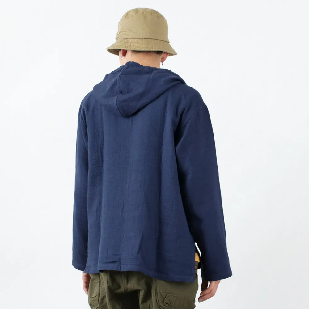 SLOW HANDS Sweatshirts^/ Triple gauze Mexican parka