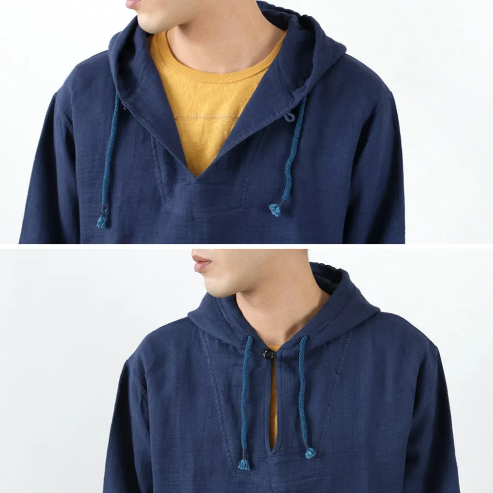 SLOW HANDS Sweatshirts^/ Triple gauze Mexican parka