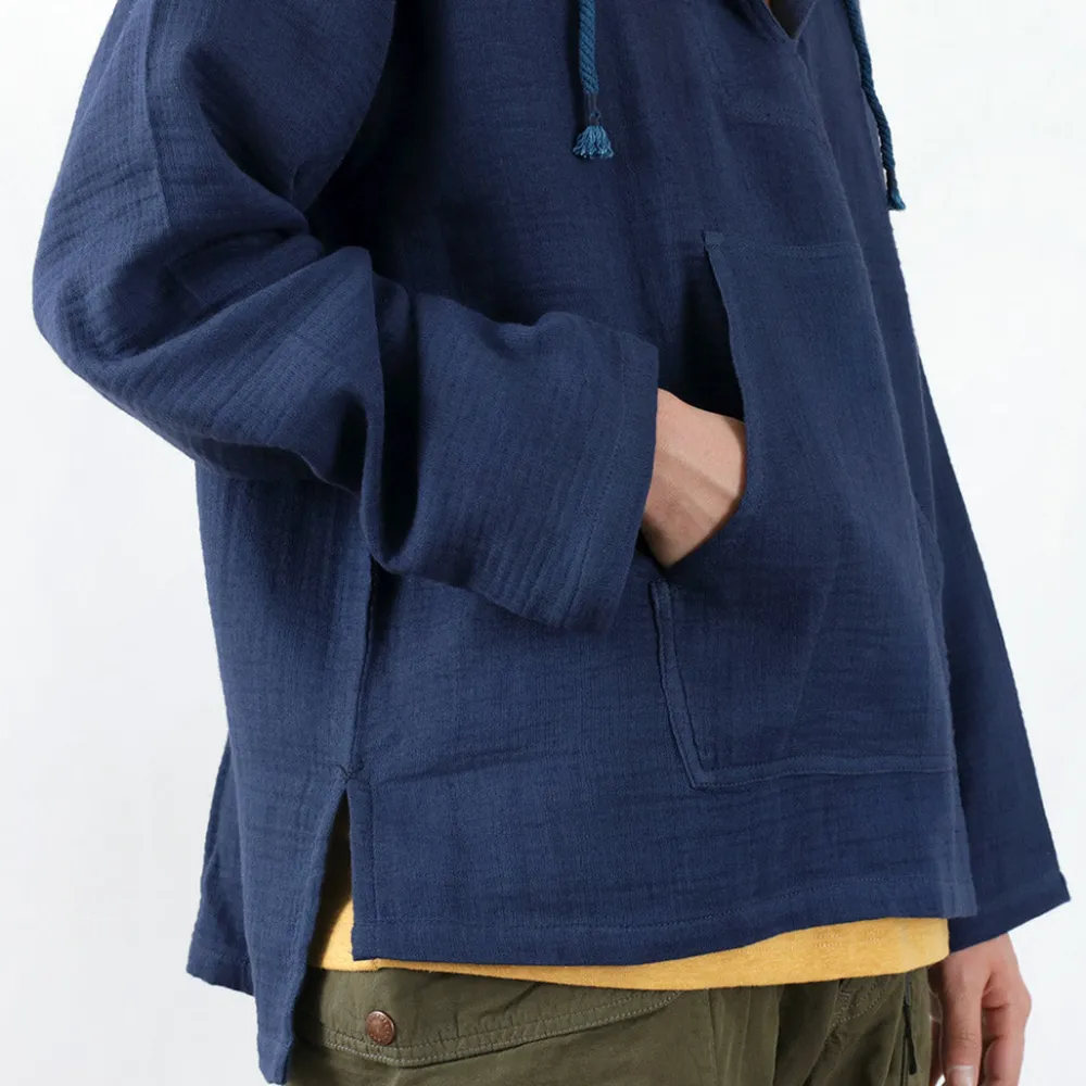 SLOW HANDS Sweatshirts^/ Triple gauze Mexican parka