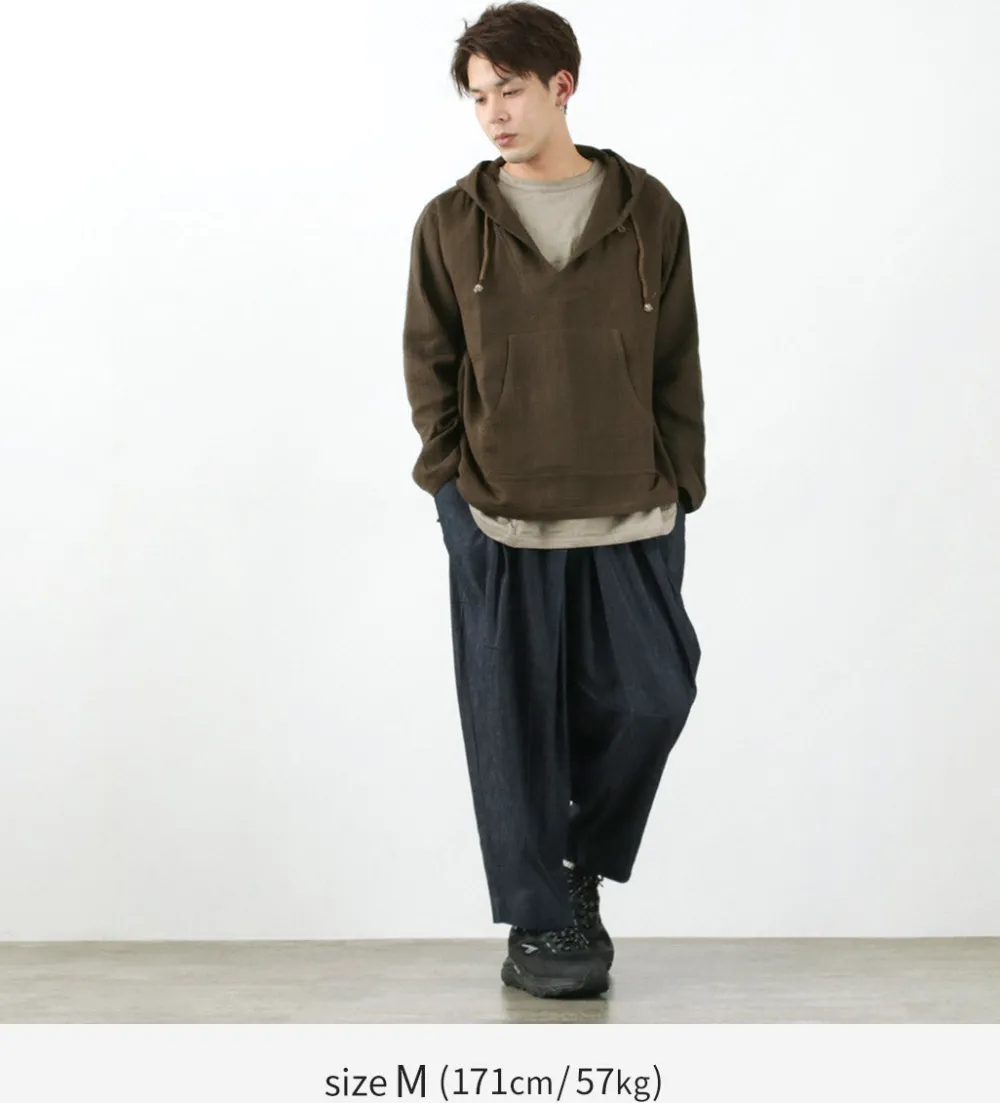 SLOW HANDS Sweatshirts^/ Triple gauze Mexican parka