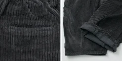SLOW HANDS Trousers^/ Wide Corduroy Poofy Tuck Pants