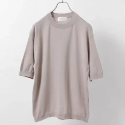 SOGLIA T-Shirts^/ Cotton Fitted Seamless Knit Tee