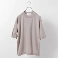 SOGLIA T-Shirts^/ Cotton Fitted Seamless Knit Tee