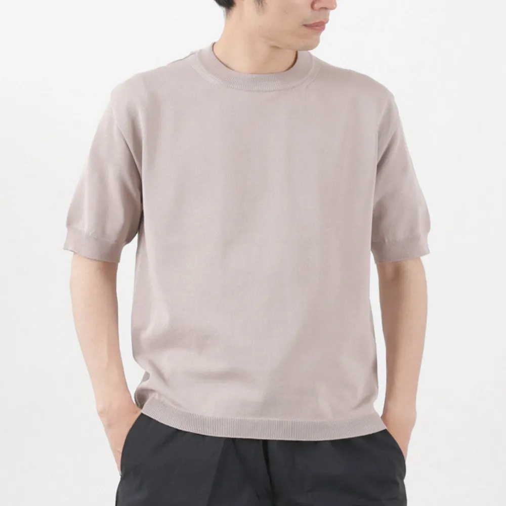 SOGLIA T-Shirts^/ Cotton Fitted Seamless Knit Tee