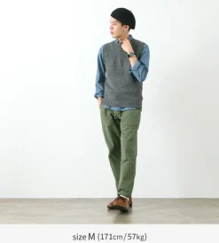 SOGLIA Knits^/ LANDNOAH British Wool Crew Neck Knitted Vest