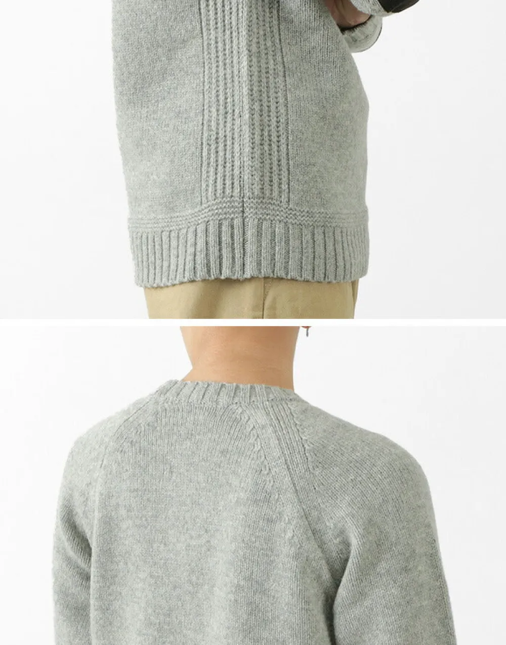SOGLIA Knits^/ LANDNOAHBritish Wool Crewneck Sweater