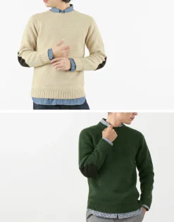 SOGLIA Knits^/ LANDNOAHBritish Wool Crewneck Sweater