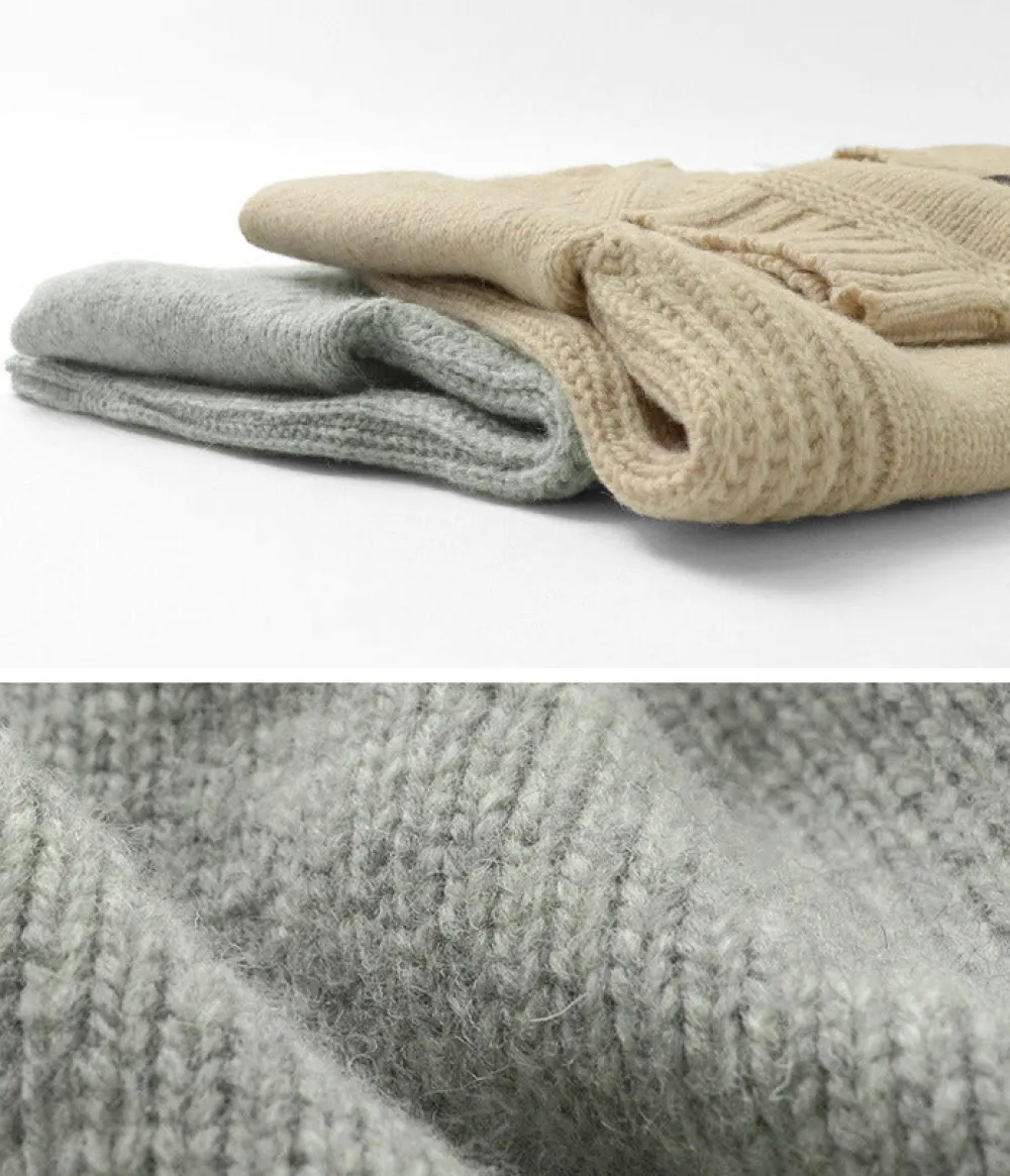 SOGLIA Knits^/ LANDNOAHBritish Wool Crewneck Sweater