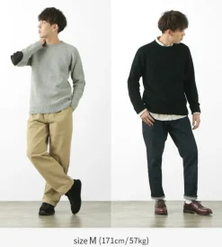 SOGLIA Knits^/ LANDNOAHBritish Wool Crewneck Sweater