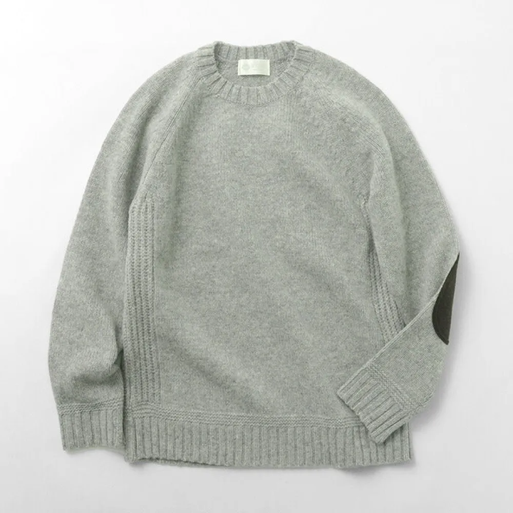 SOGLIA Knits^/ LANDNOAHBritish Wool Crewneck Sweater