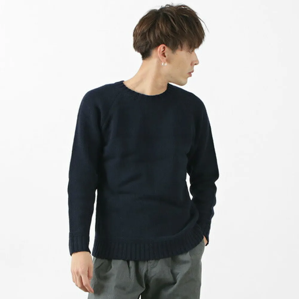 SOGLIA Knits^/ LANDNOAHBritish Wool Crewneck Sweater