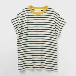 SOGLIA T-Shirts^/ Open End French Sleeve T-Shirt Striped