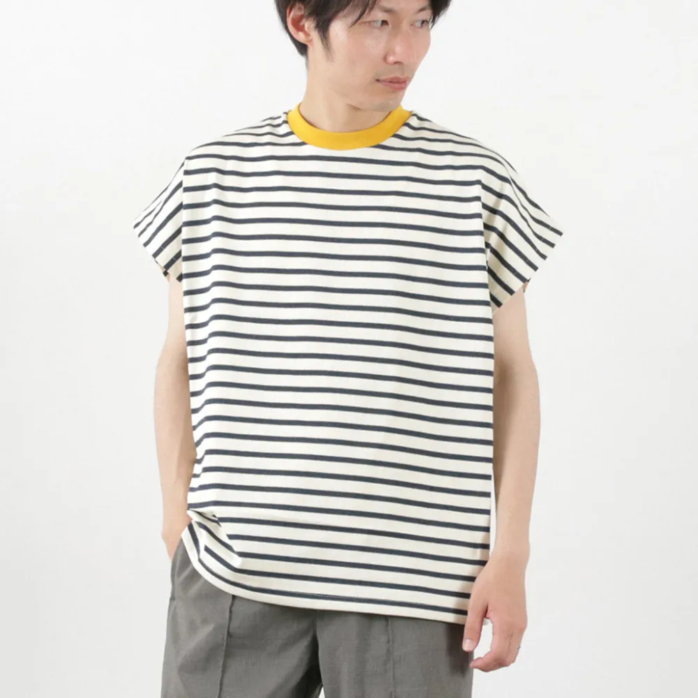 SOGLIA T-Shirts^/ Open End French Sleeve T-Shirt Striped