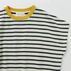 SOGLIA T-Shirts^/ Open End French Sleeve T-Shirt Striped