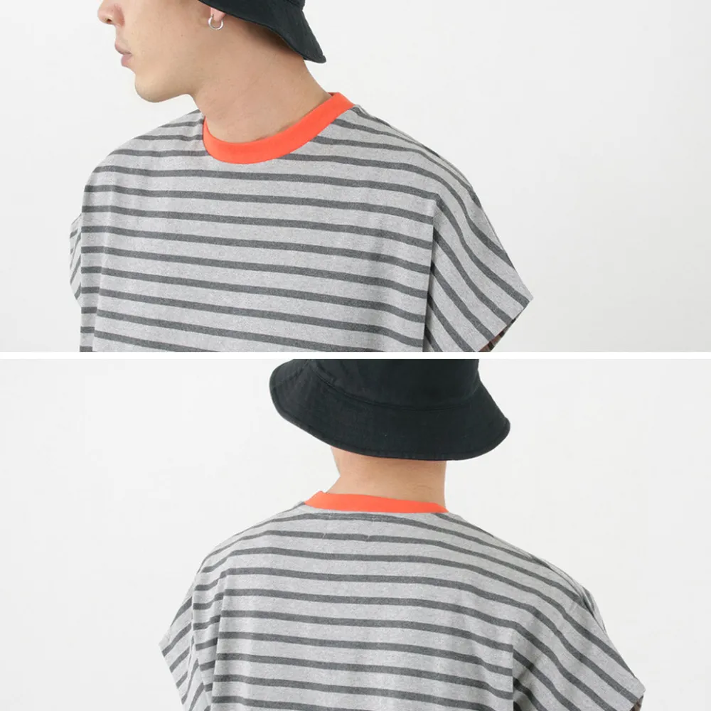SOGLIA T-Shirts^/ Open End French Sleeve T-Shirt Striped