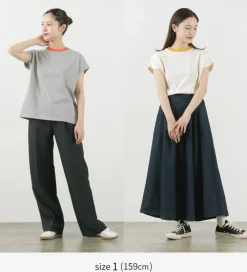 SOGLIA T-Shirts^/ Open Ended French Sleeve T-Shirt Solid