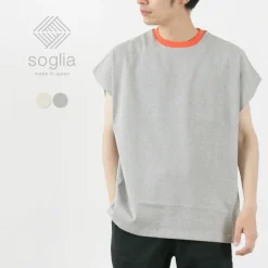SOGLIA T-Shirts^/ Open Ended French Sleeve T-Shirt Solid