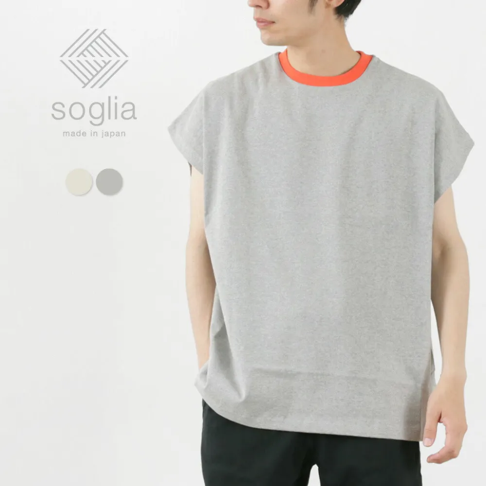 SOGLIA T-Shirts^/ Open Ended French Sleeve T-Shirt Solid
