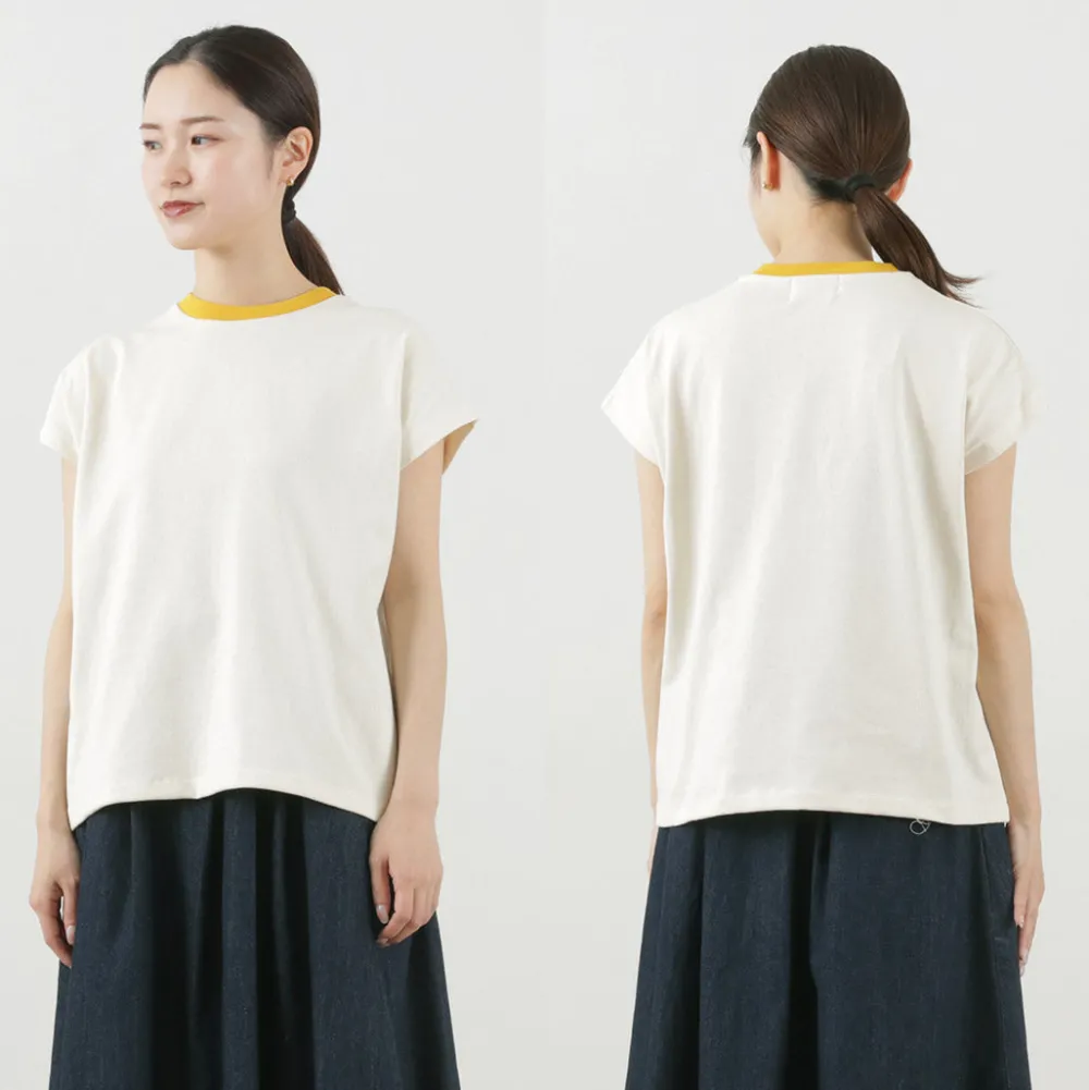 SOGLIA T-Shirts^/ Open Ended French Sleeve T-Shirt Solid