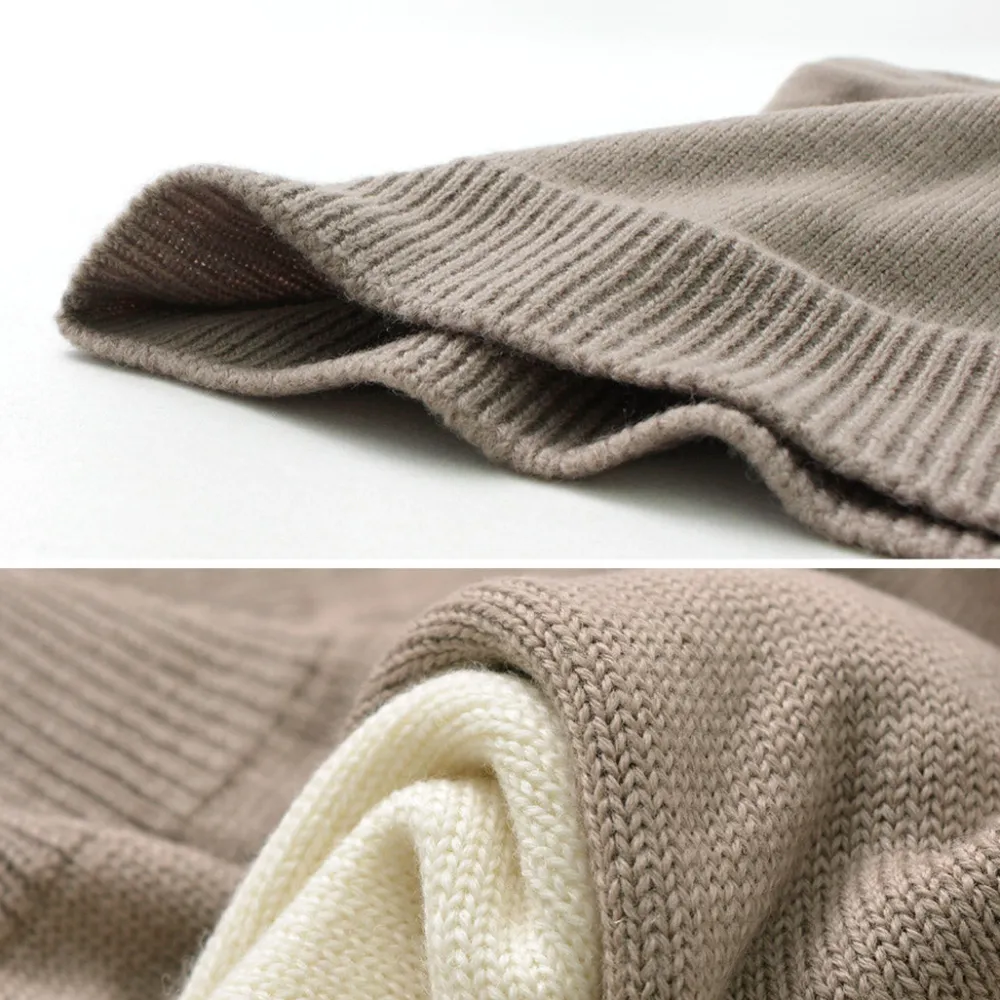 SOGLIA Knits^/ Weaners Seamless Merino Wool Crew Neck Sweater