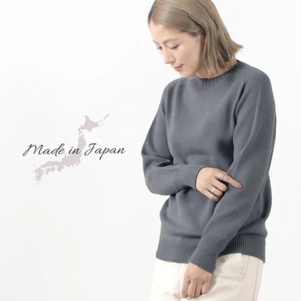 SOGLIA Knits^/ Weaners Seamless Merino Wool Crew Neck Sweater