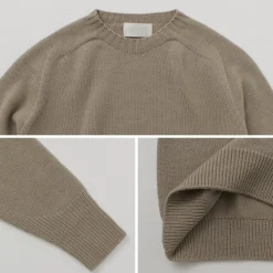SOGLIA Knits^/ Weaners Seamless Merino Wool Crew Neck Sweater