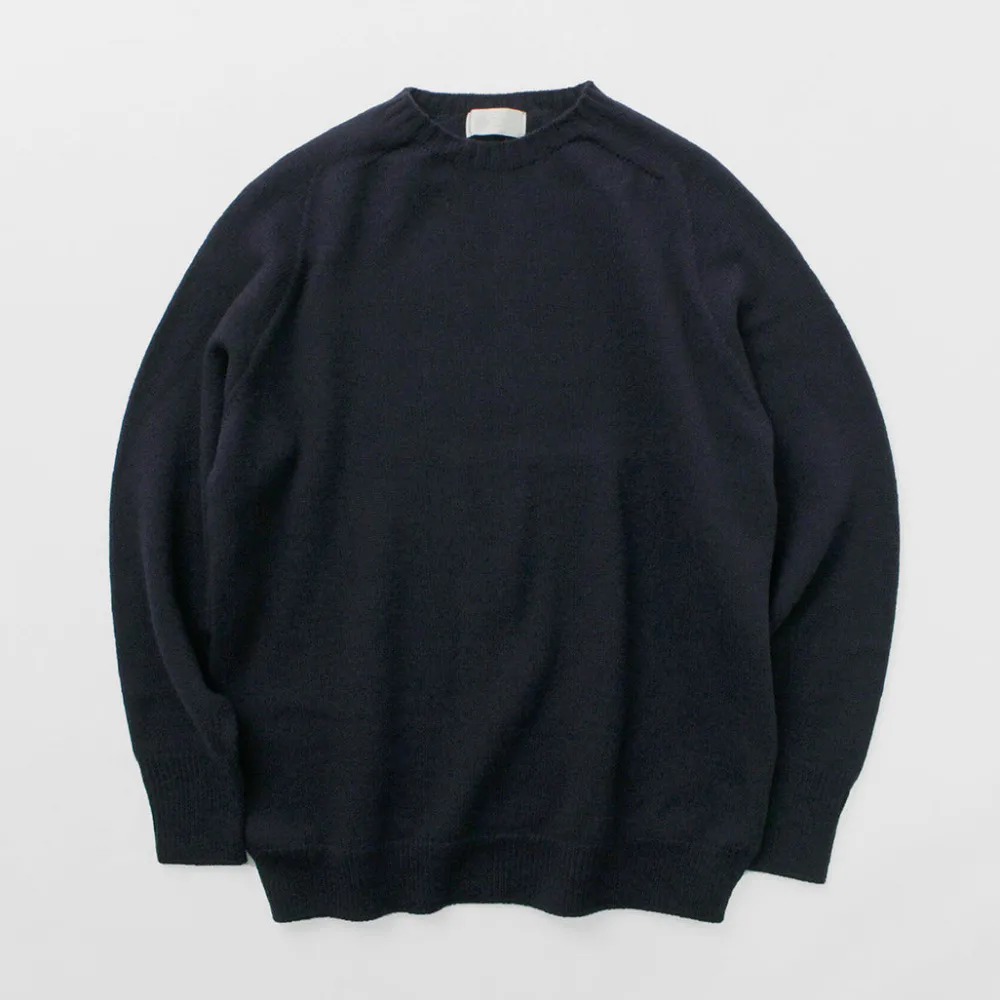 SOGLIA Knits^/ Weaners Seamless Merino Wool Crew Neck Sweater