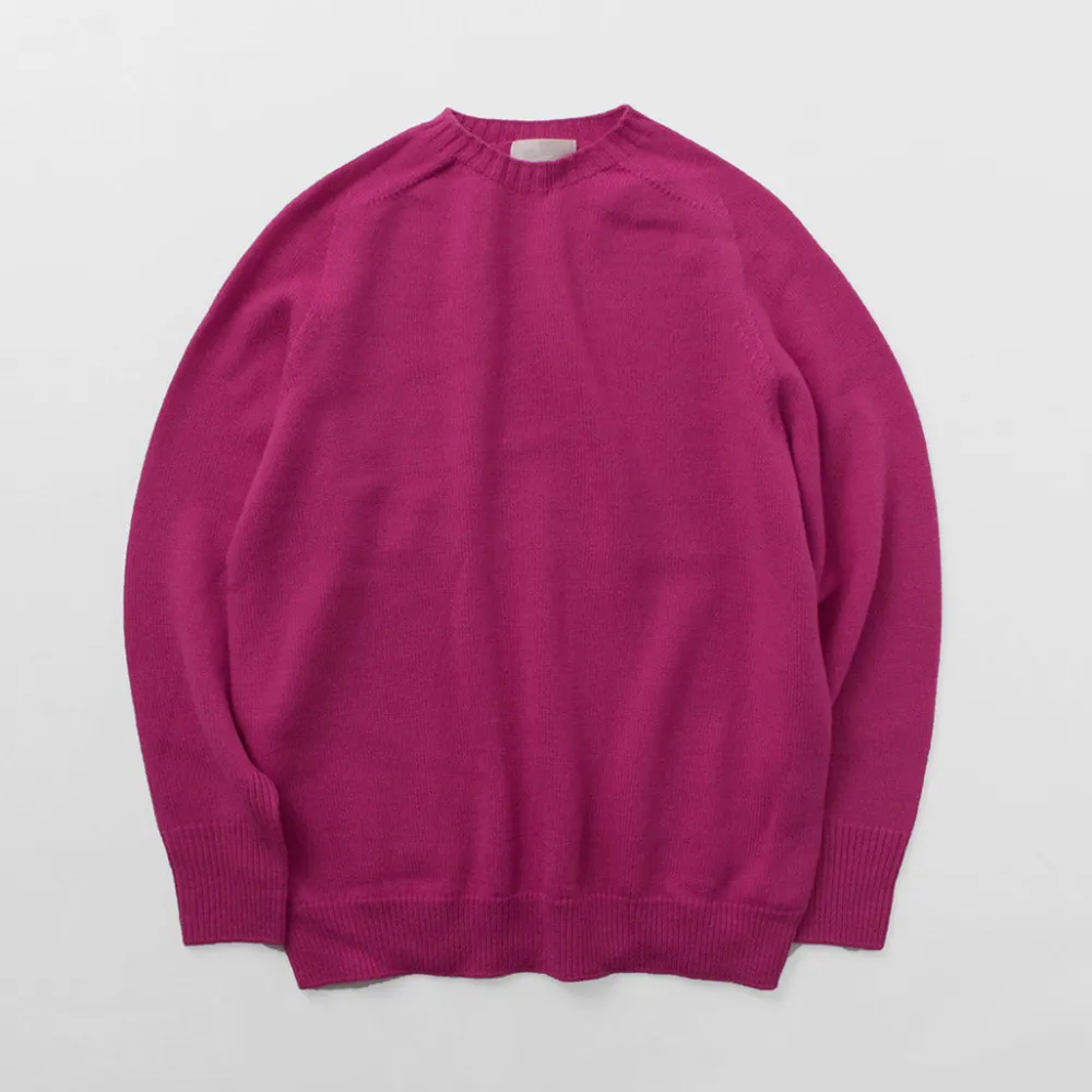 SOGLIA Knits^/ Weaners Seamless Merino Wool Crew Neck Sweater