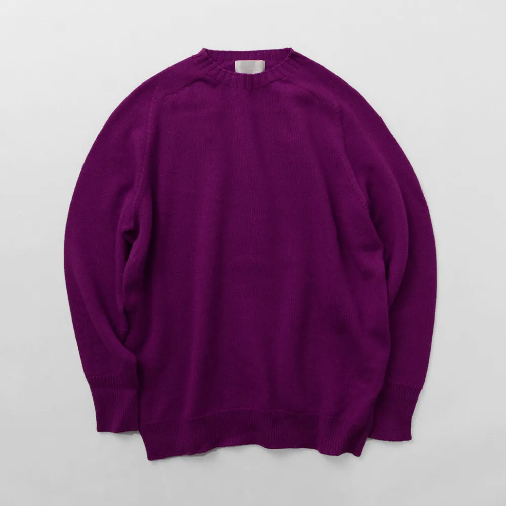 SOGLIA Knits^/ Weaners Seamless Merino Wool Crew Neck Sweater