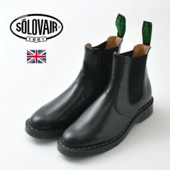 SOLOVAIR Leather Shoes & Boots^/ THE DEALER BOOT Hi-SHINE black