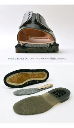 SOLOVAIR Leather Shoes & Boots^/ THE DEALER BOOT Hi-SHINE black
