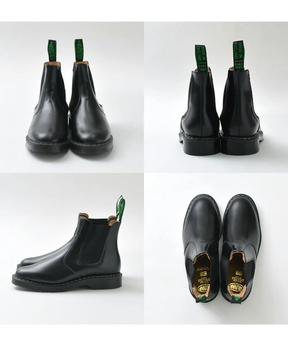 SOLOVAIR Leather Shoes & Boots^/ THE DEALER BOOT Hi-SHINE black