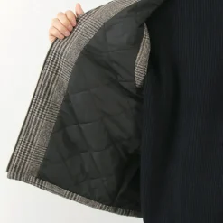 SON OF THE CHEESE Vests^/ Check Wool Vest black