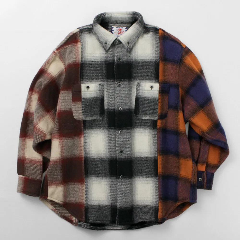 SON OF THE CHEESE Shirts^/ Crazy Check Shirt multi
