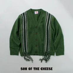 SON OF THE CHEESE Knits^/ Fringe Knit Cardigan