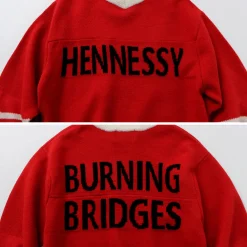 SON OF THE CHEESE Knits^/ Hennessy Football Sweater