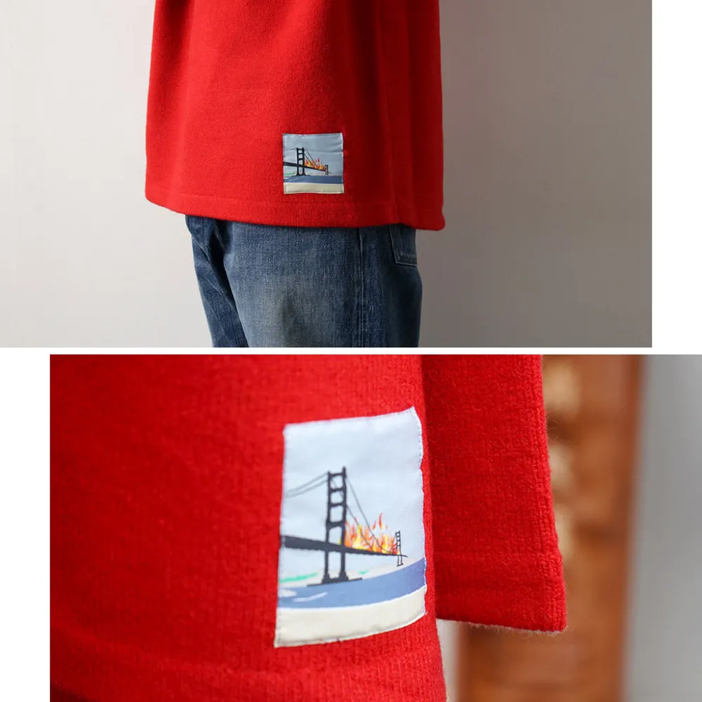 SON OF THE CHEESE Knits^/ Hennessy Football Sweater