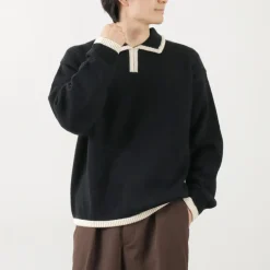 SON OF THE CHEESE Knits^/ Line Polo Knit