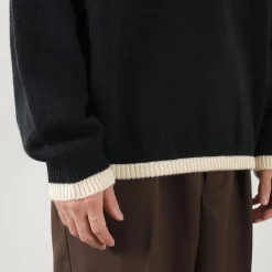 SON OF THE CHEESE Knits^/ Line Polo Knit
