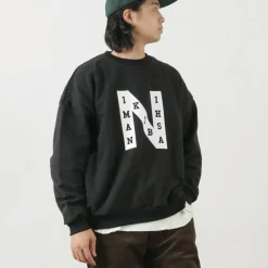 SON OF THE CHEESE Sweatshirts^/ NAMIKIBASHI Crew Neck Sweatshirt