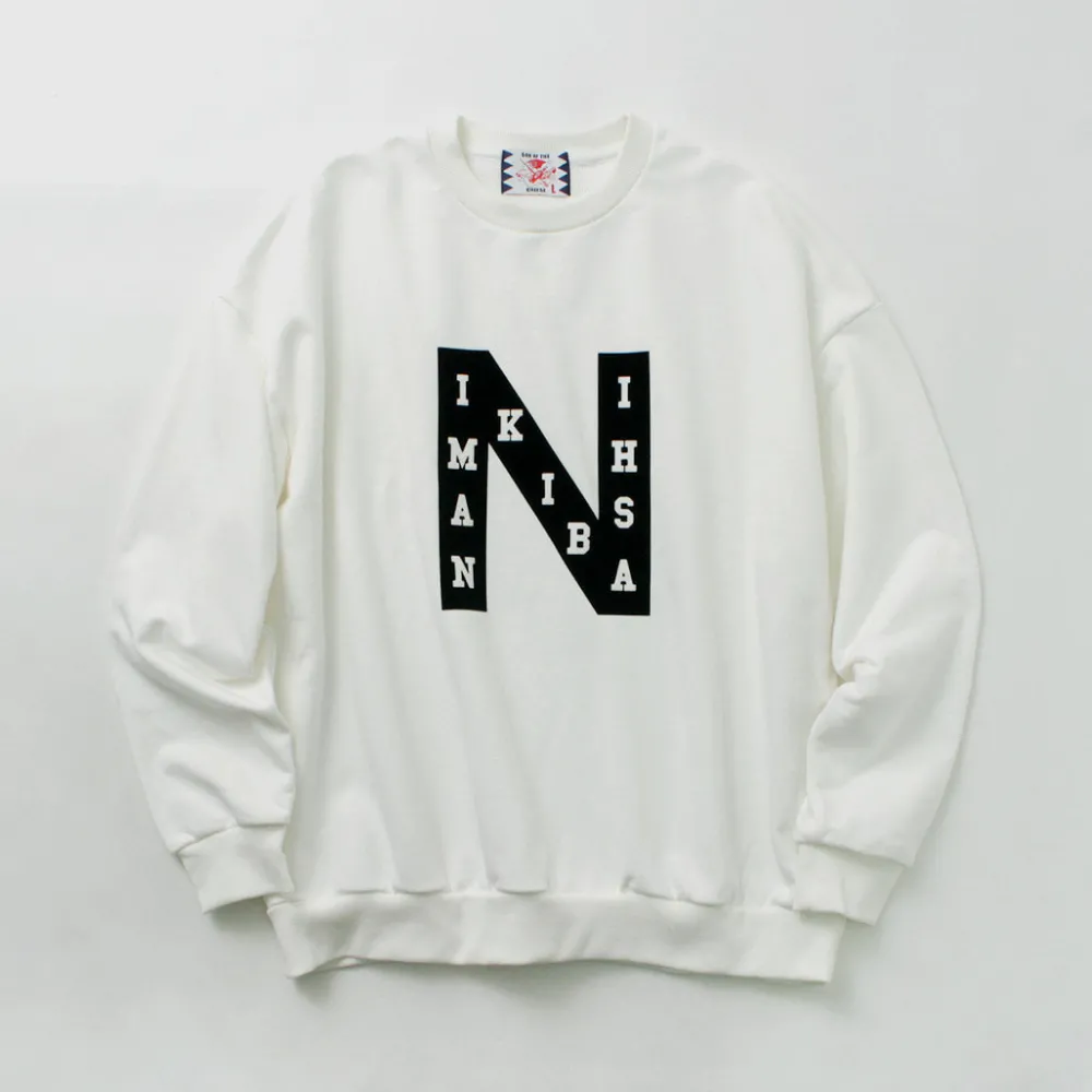 SON OF THE CHEESE Sweatshirts^/ NAMIKIBASHI Crew Neck Sweatshirt