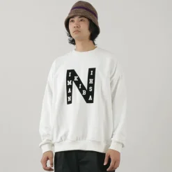 SON OF THE CHEESE Sweatshirts^/ NAMIKIBASHI Crew Neck Sweatshirt