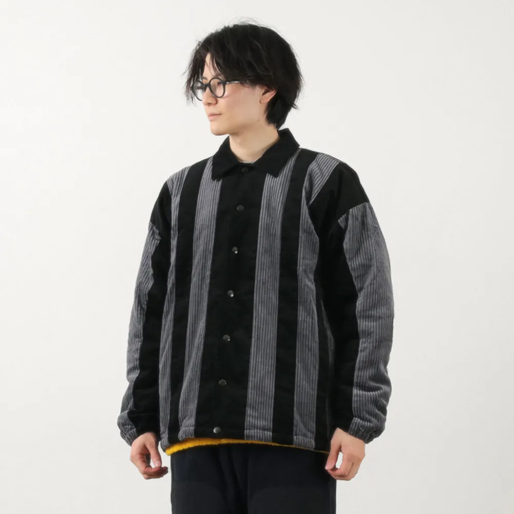 SON OF THE CHEESE Jackets^/ Striped Corduroy Jacket black