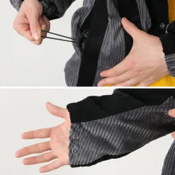 SON OF THE CHEESE Jackets^/ Striped Corduroy Jacket black