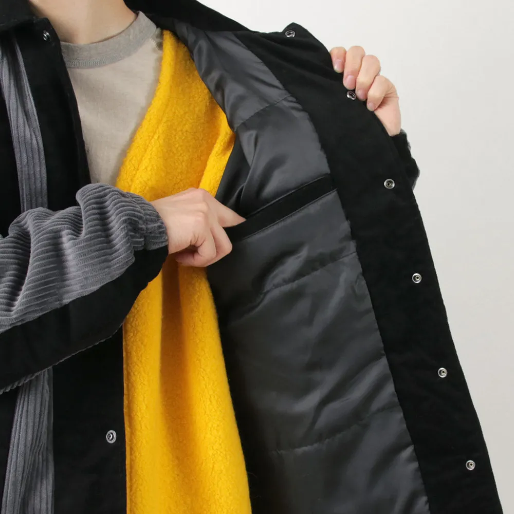 SON OF THE CHEESE Jackets^/ Striped Corduroy Jacket black
