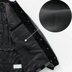 SON OF THE CHEESE Jackets^/ Striped Corduroy Jacket black