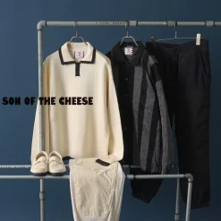 SON OF THE CHEESE Jackets^/ Striped Corduroy Jacket black