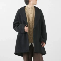SON OF THE CHEESE Coats^/ Wool Overcoat black