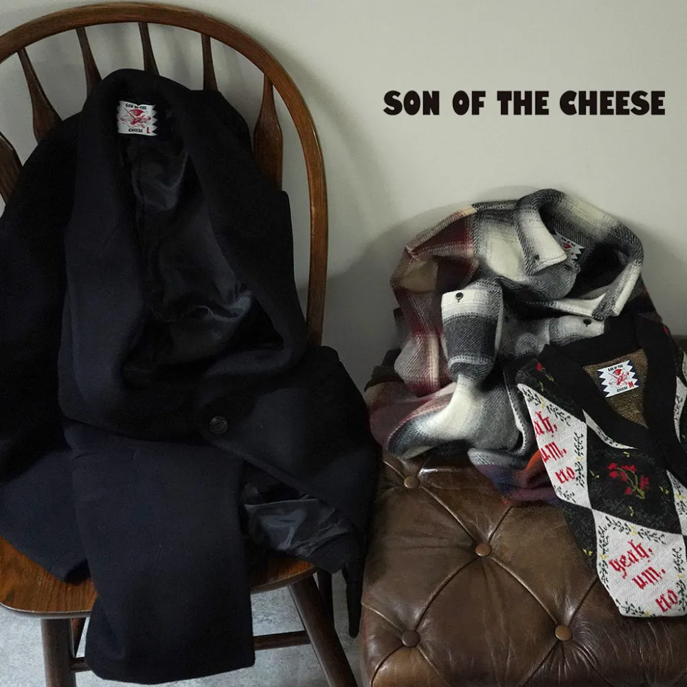 SON OF THE CHEESE Coats^/ Wool Overcoat black