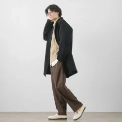 SON OF THE CHEESE Coats^/ Wool Overcoat black